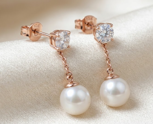 Rosé Lumi Earrings