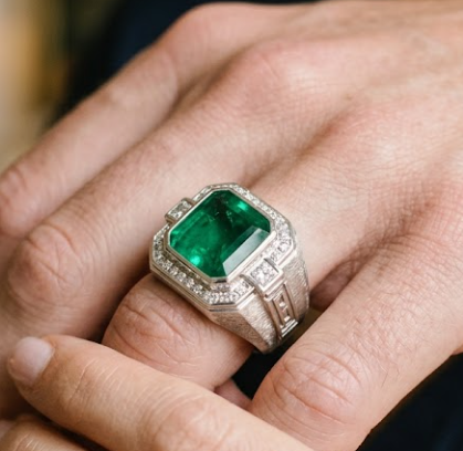 Emerald Sovereign Ring