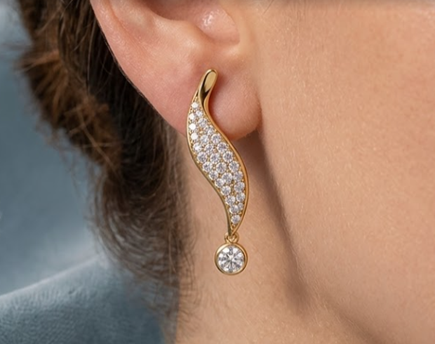 Sculpted Grace Earrings